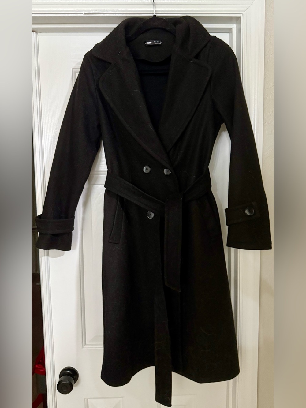 Women’s Black Pea Coat